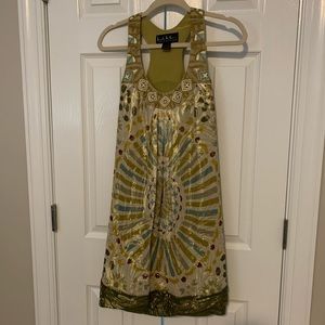 Nicole Miller Collection size P (0-2) cocktail dress silk EXQUISITE euc
